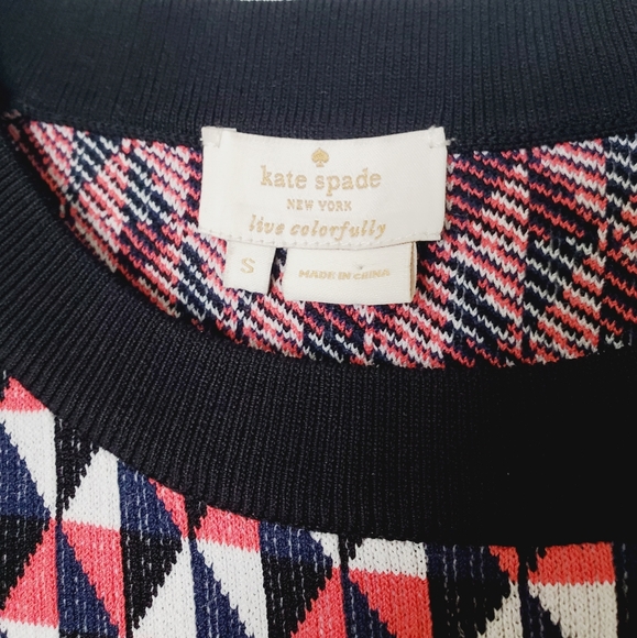 Kate Spade Flying Kites Geranium Red Sweater Small - Picture 5 of 9